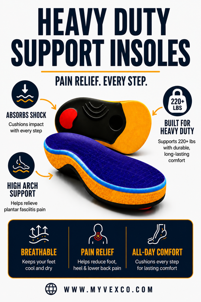 Heavy Duty Orthotic Insoles