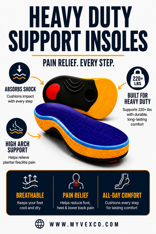 Heavy Duty Orthotic Insoles
